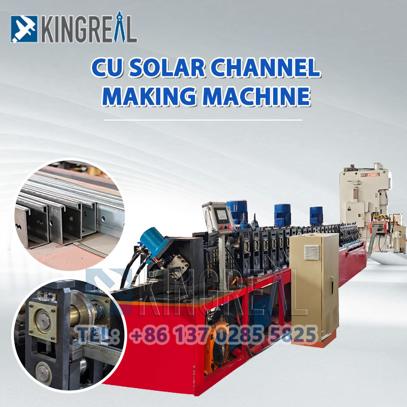 Máquina de perfilagem de canaletas Unistrut em U