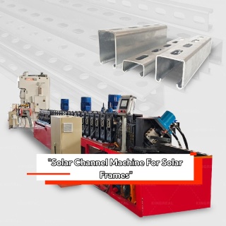 Solar Channel Machine for Solar Frames
