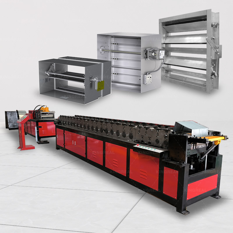 Fire Damper Frame Roll Forming Machine Fire Damper Frame Roll Forming Machine