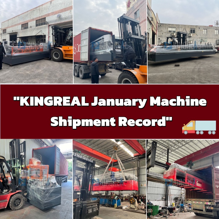 KINGREAL January Machine Shipment Record