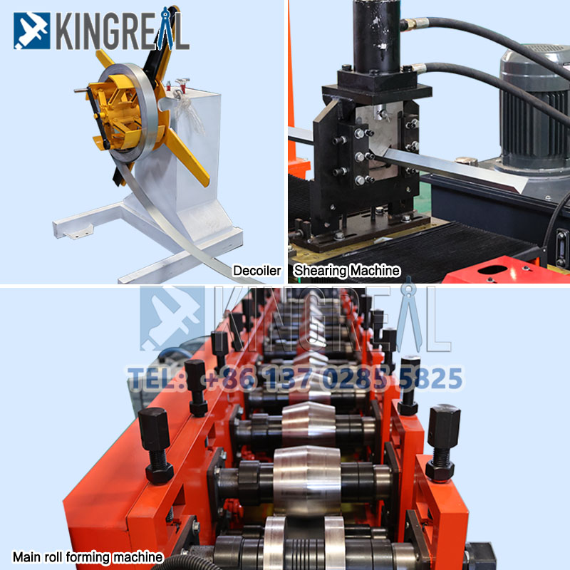wall angle channel making machine