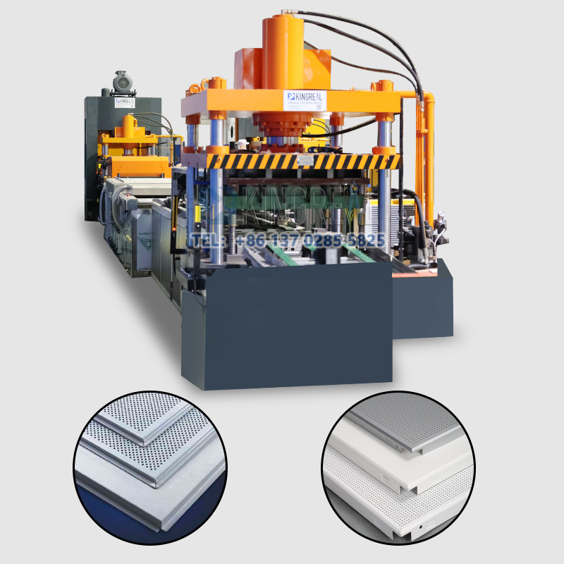 Full Auto 60X60CM Square Metal Ceiling Tile Production Line