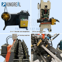 Máquina de perfilagem de forro com defletor