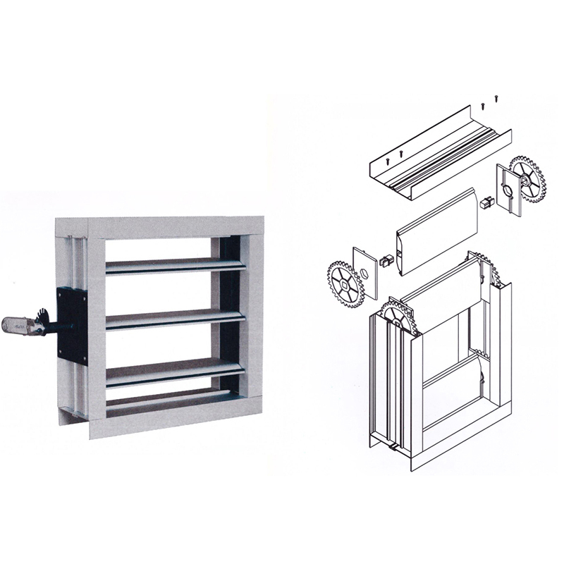 volume control damper machine