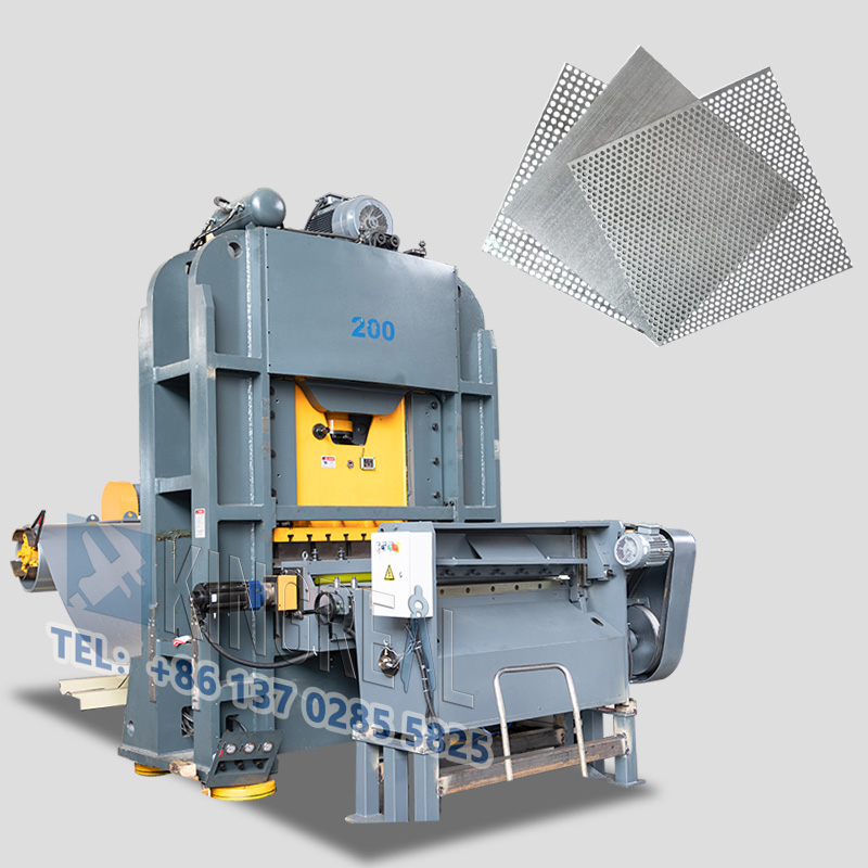 steel perforated machine