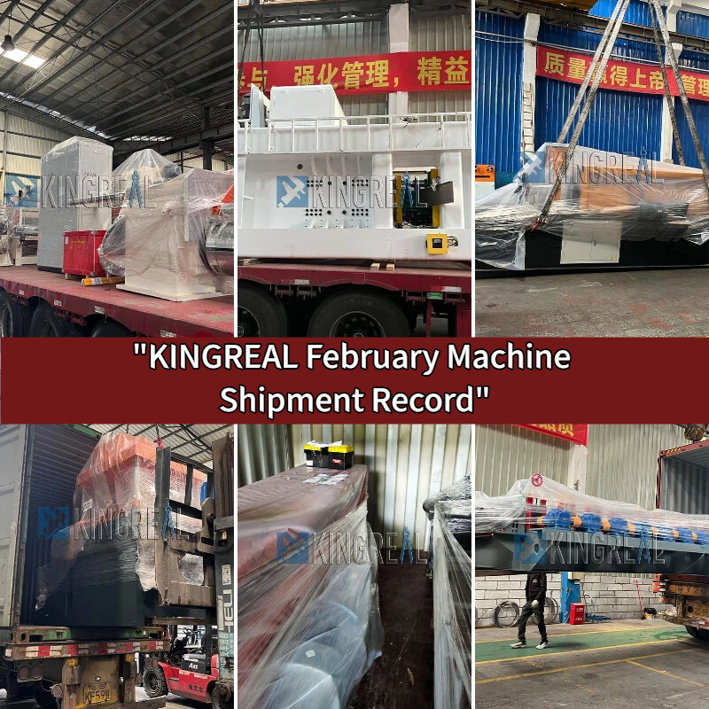 KINGREAL February Machine Shipment Record