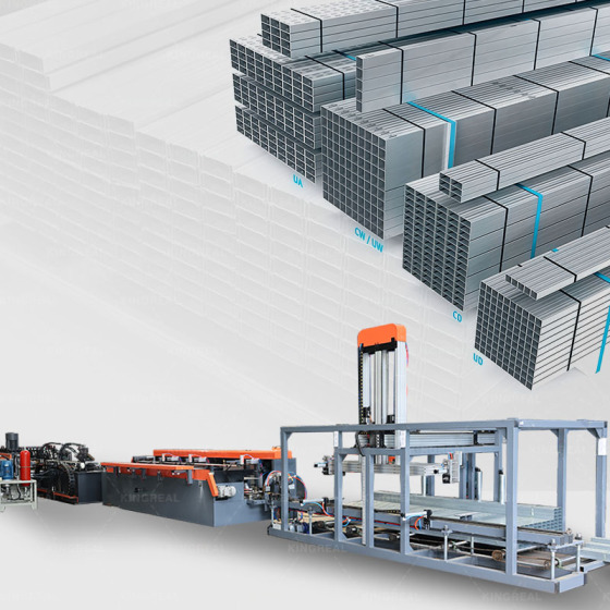 Sistema de bobina para embalagem de perfis de drywall