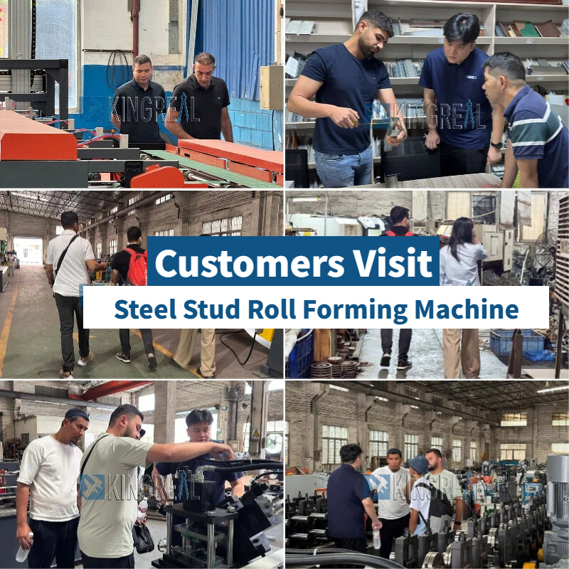 Customers Visit: Steel Stud Roll Forming Machine