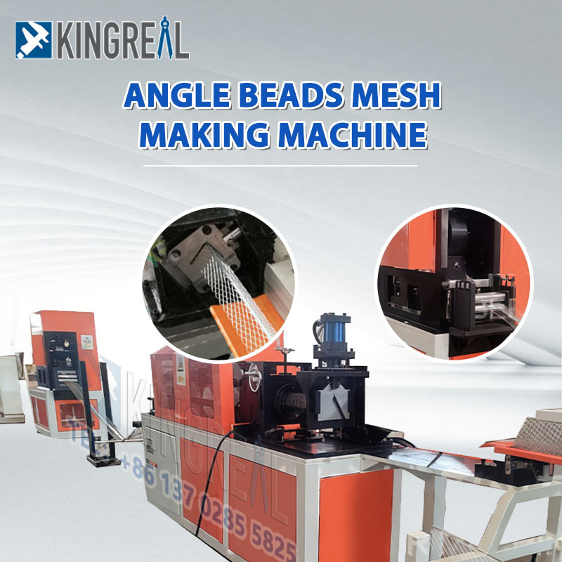 Máquina para fabricação de cantoneiras de drywall