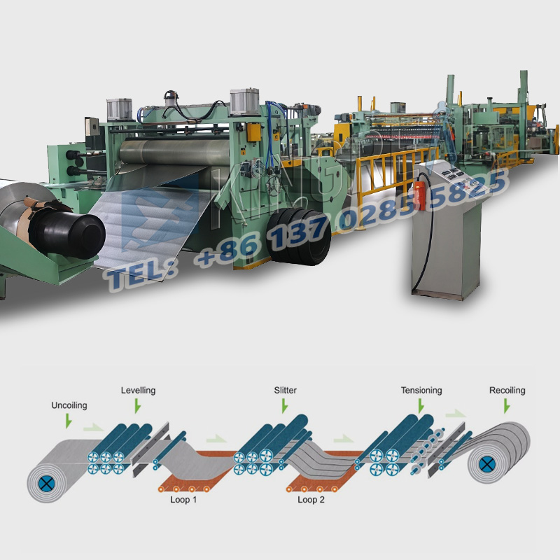 steel coil slitting machine