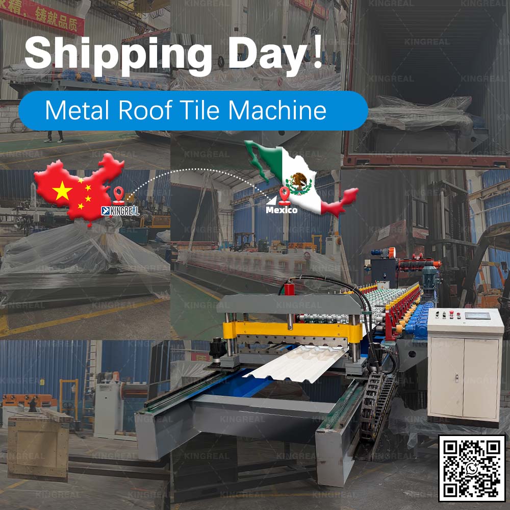 Mexico Project: High Speed Metal Roof Tile Machine