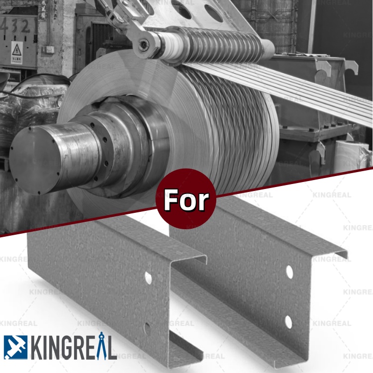 Metal Slitting Line For CZ Purlin Production