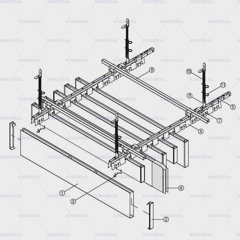 Open Cell Ceiling Grid Machine