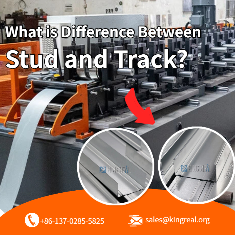 What is the difference between a stud and a track?