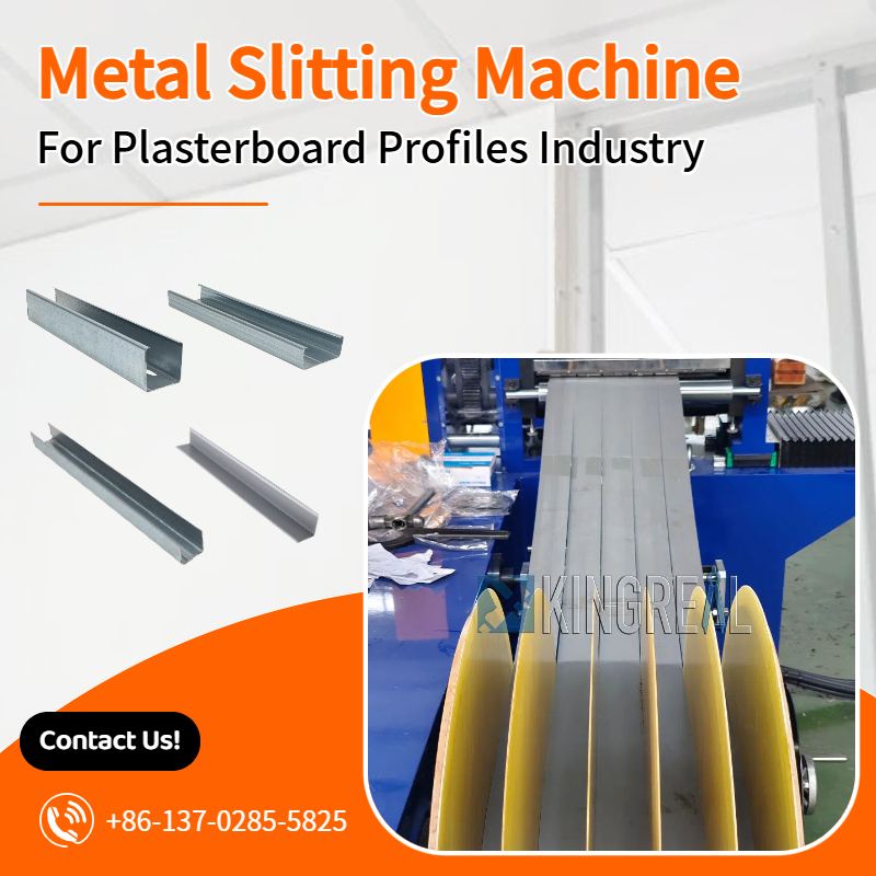 Metal Slitting Machine For Plasterboard Profiles Industry
