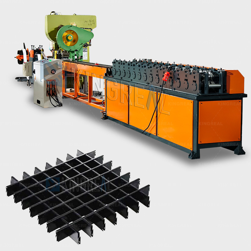 metal grid ceiling machine