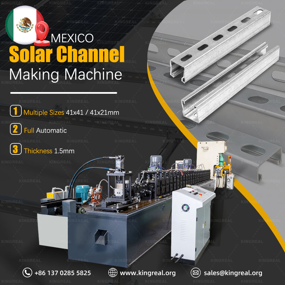 solar mounting strut channel machine