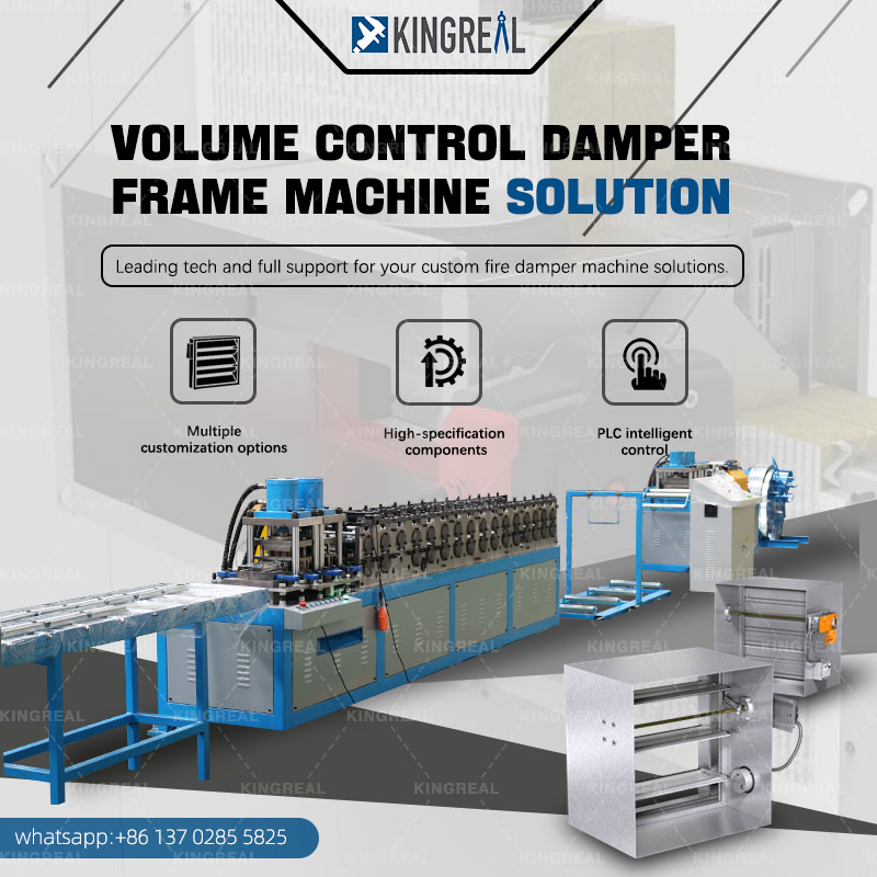 damper forming production line