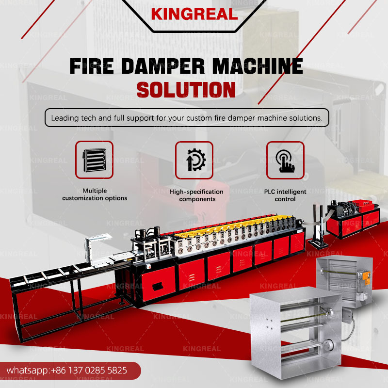 damper forming production line