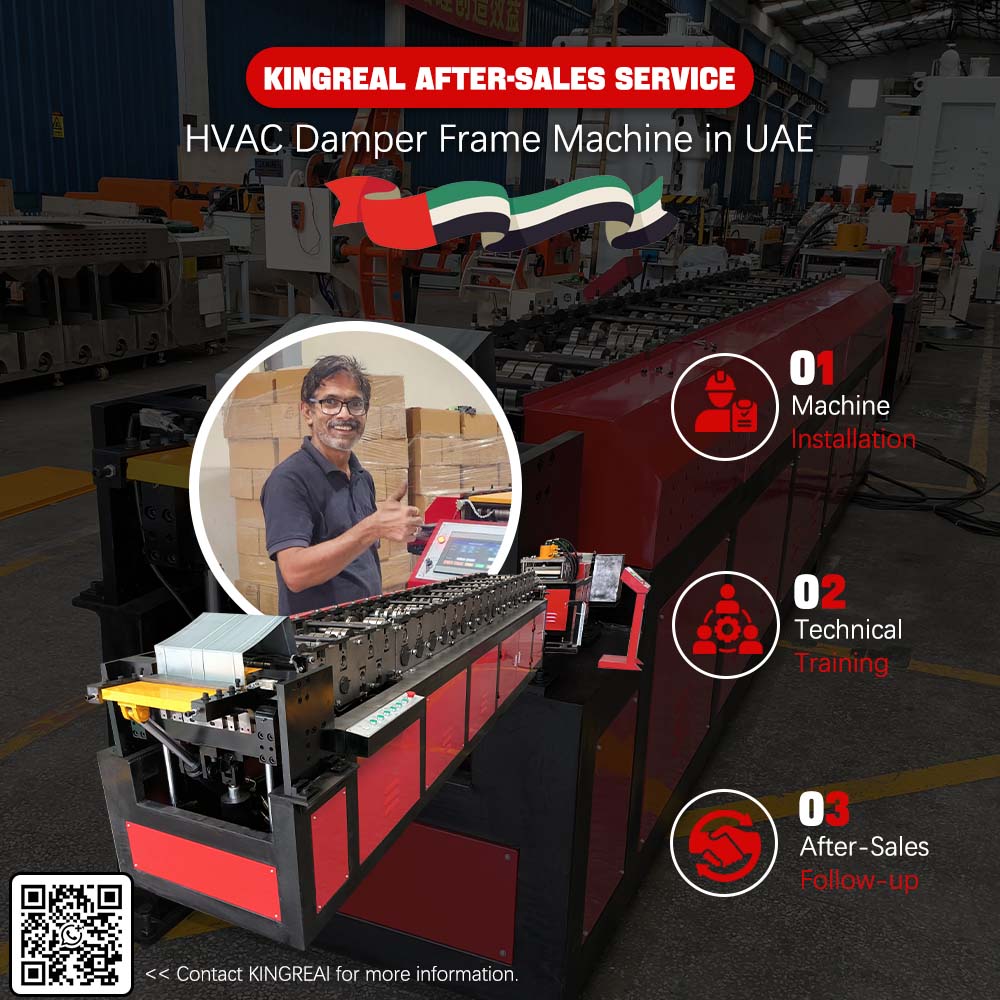 damper forming production line