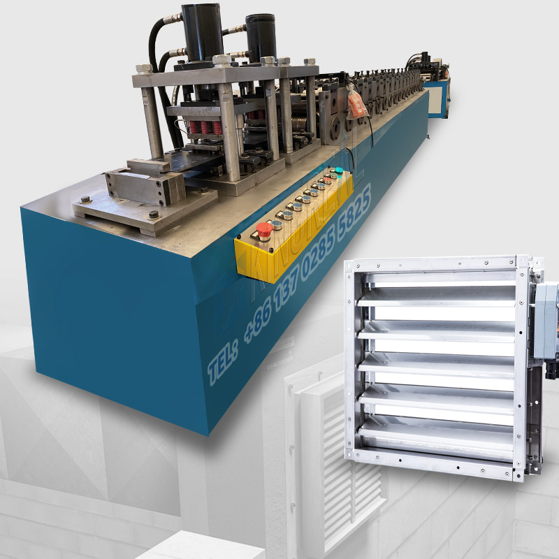 damper forming production line