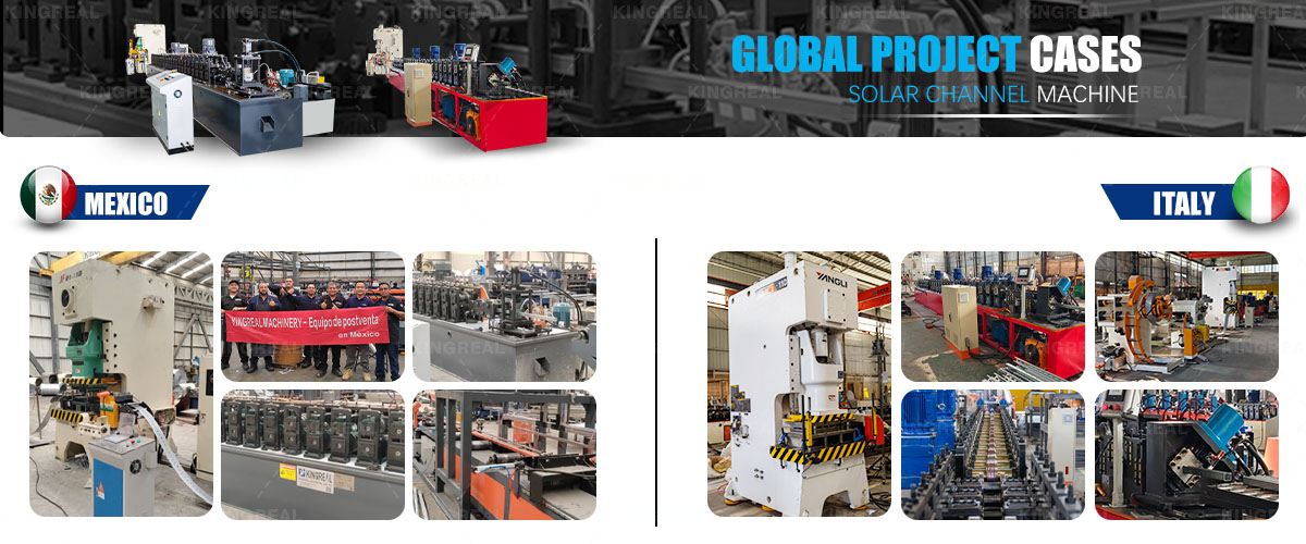 slotted channel framing making machine