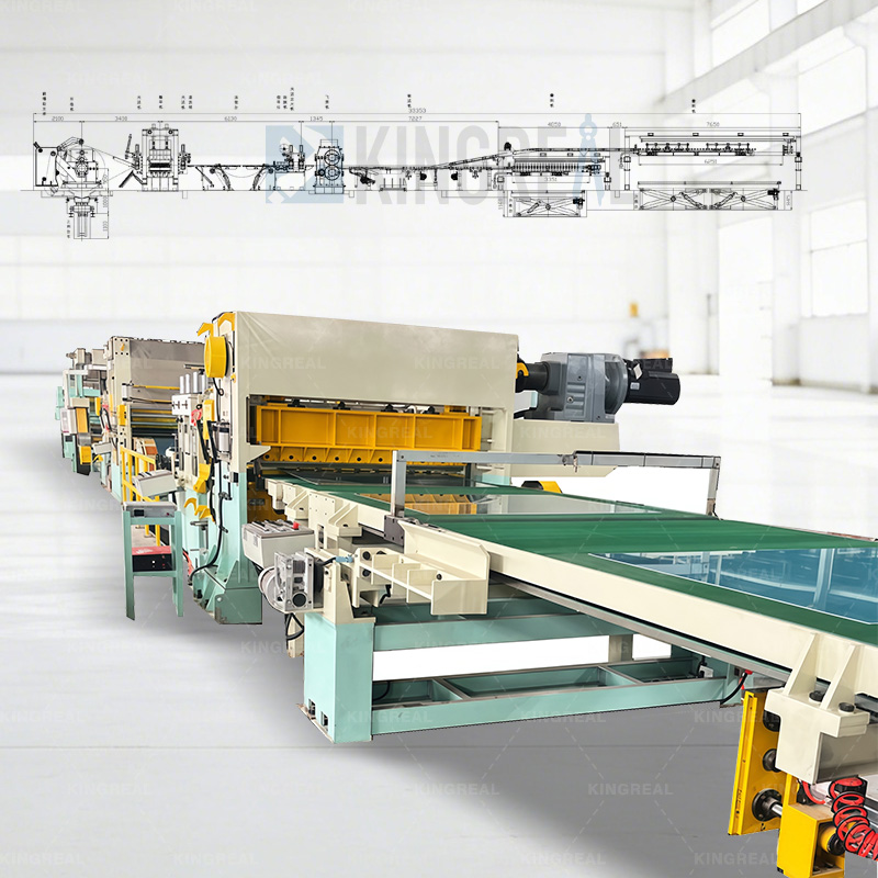metal cross-cutting line