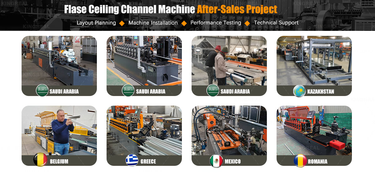 false ceiling channel machine