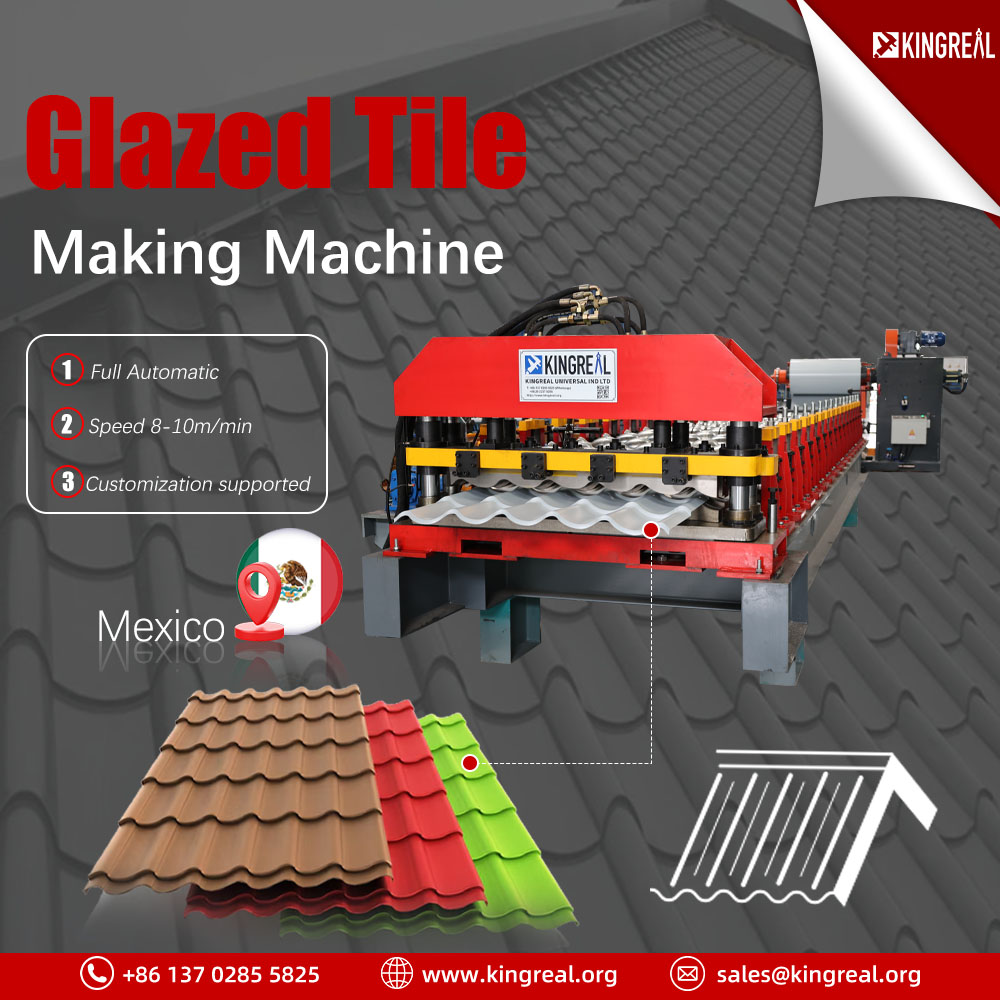 metal roof tile making machine