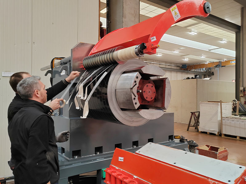 Steel Slitting Line In Italy