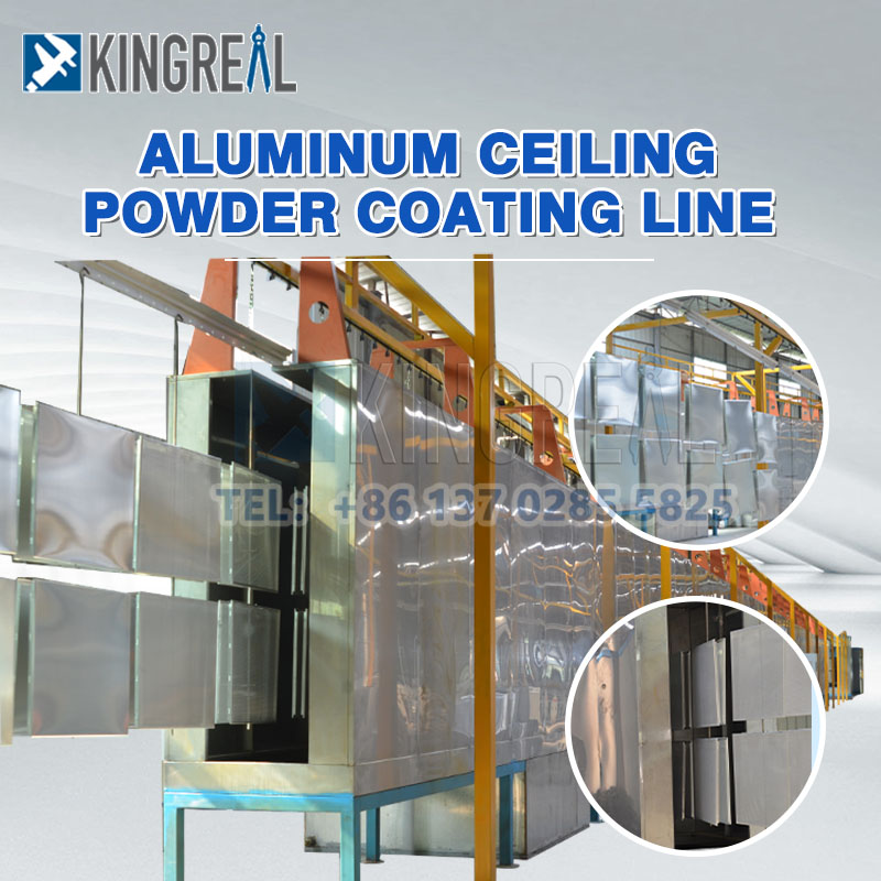 metal powder coating paint line