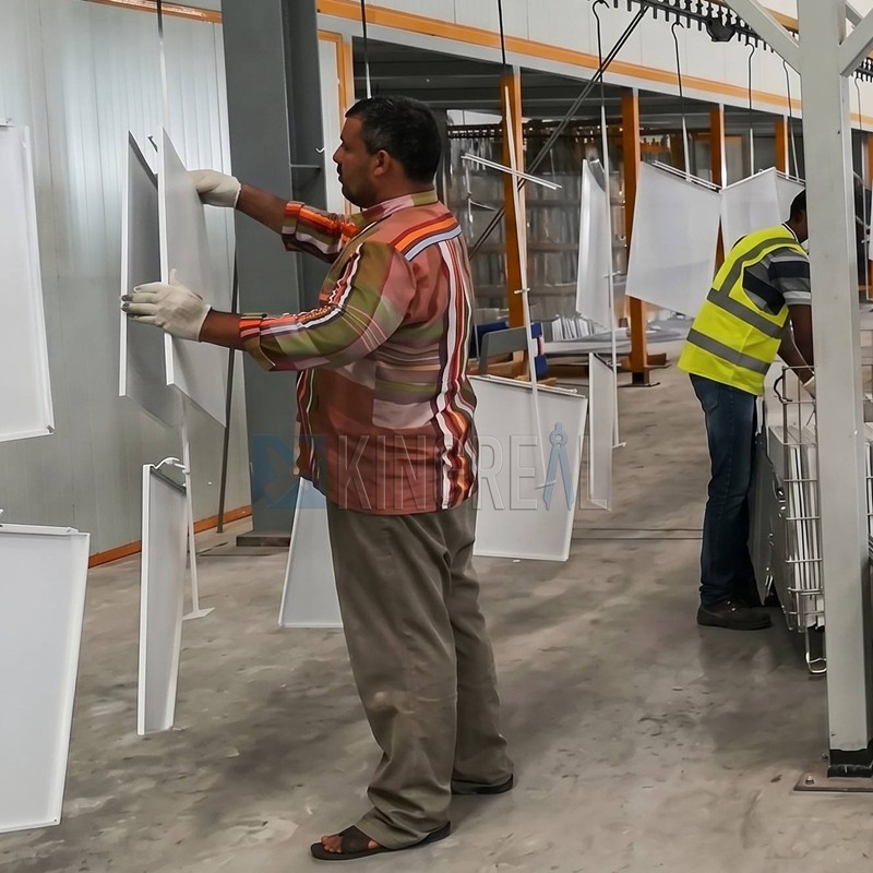 metal powder coating paint line