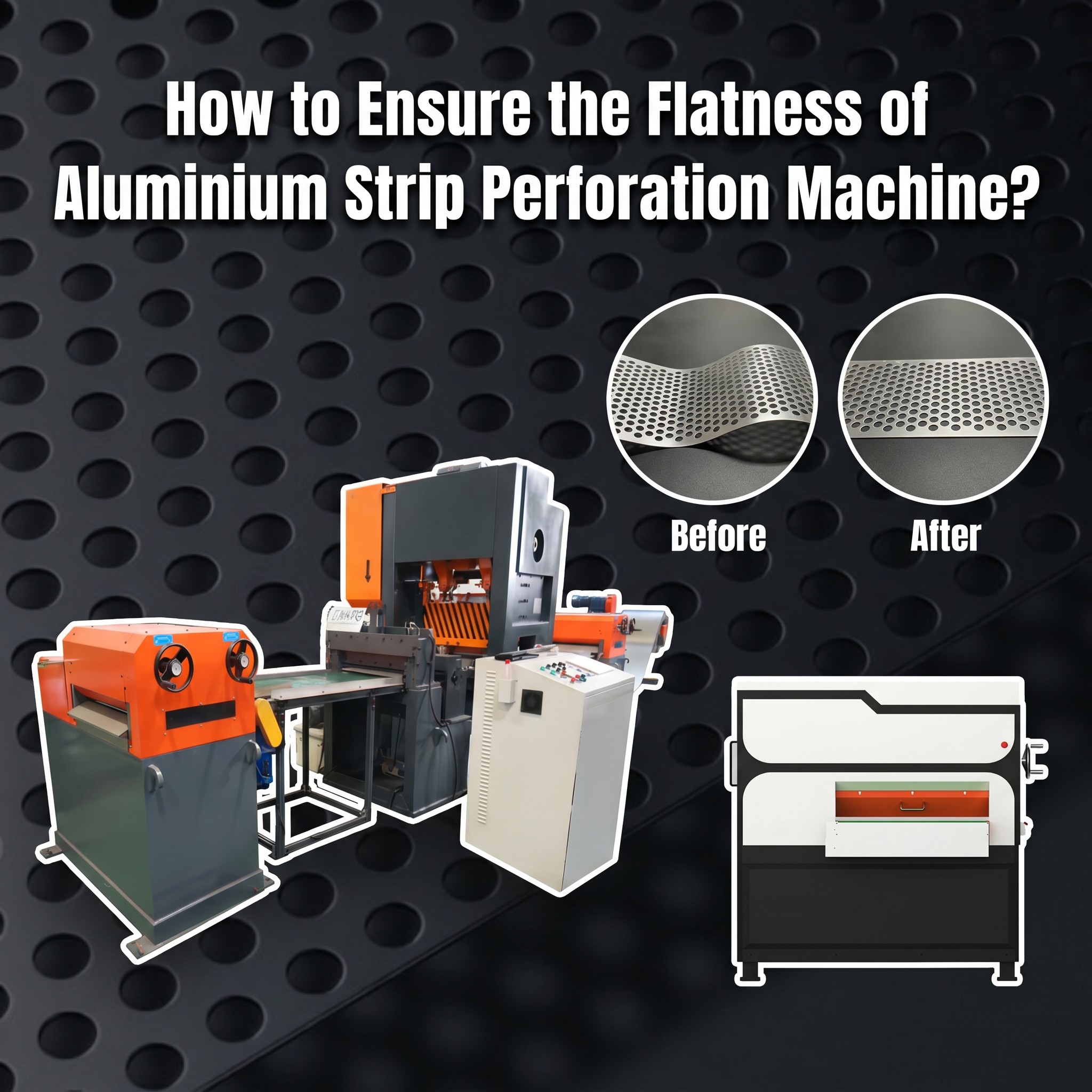 How to Ensure the Flatness of Aluminium Strip Perforation Machine?
