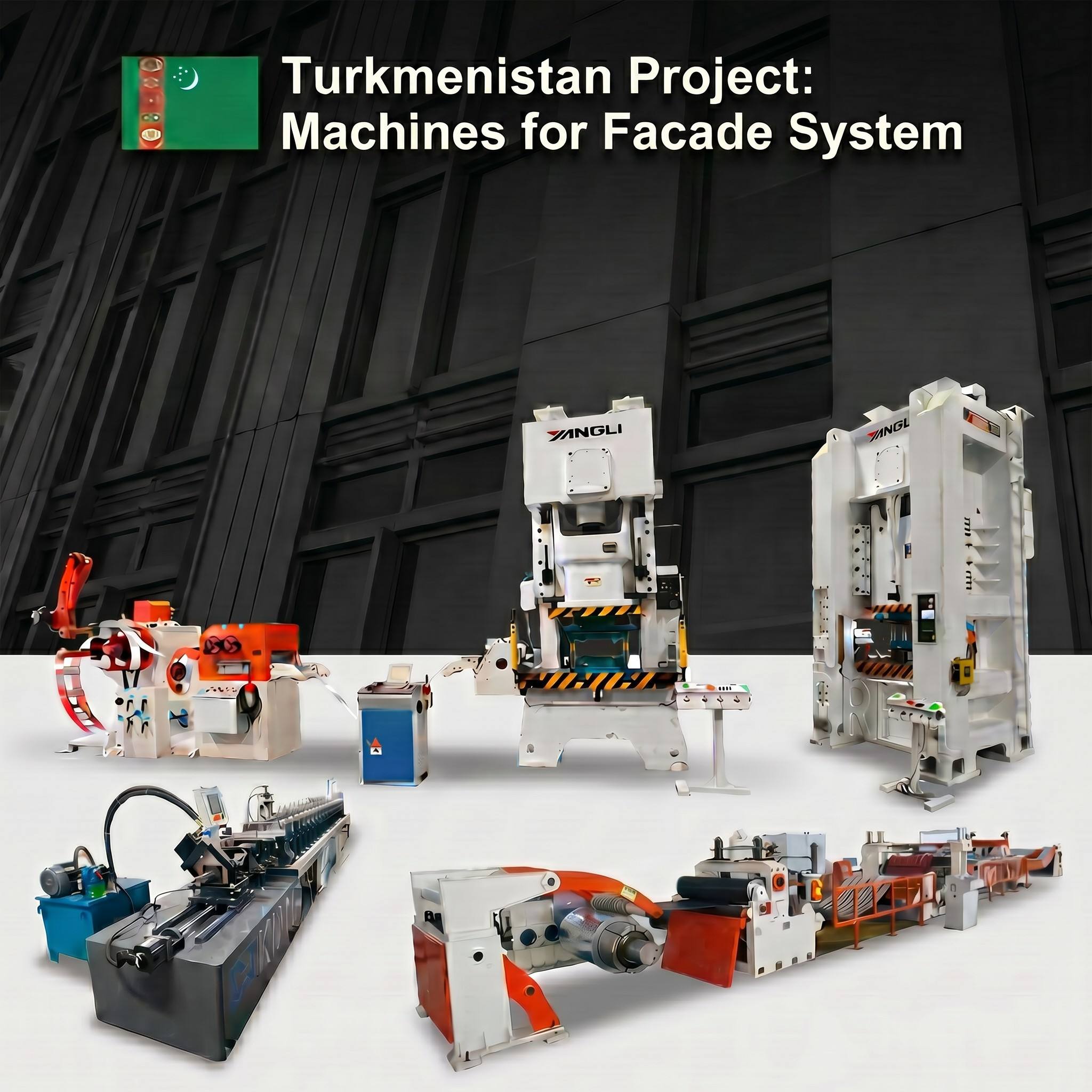 Turkmenistan Project: Machines for Facade System