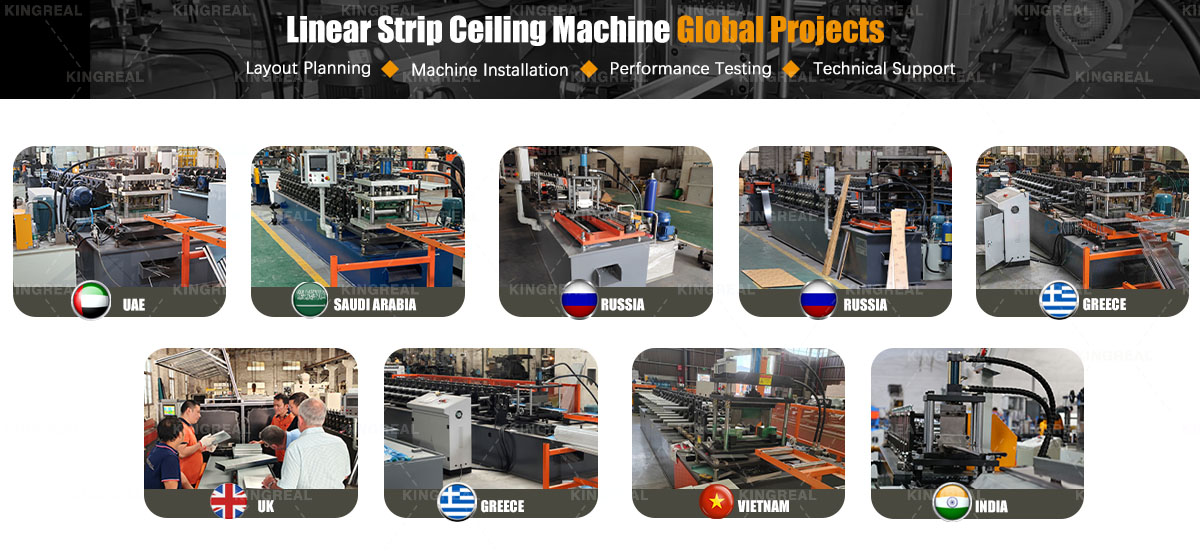 Linear Strip Ceiling Machine