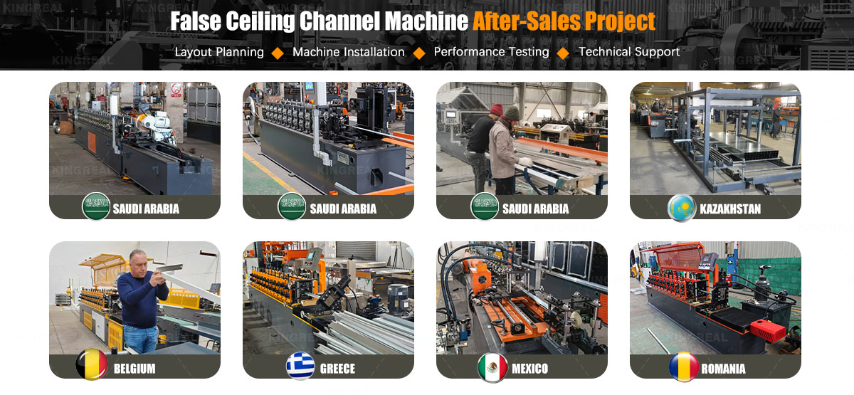 False Ceiling Channel Machine