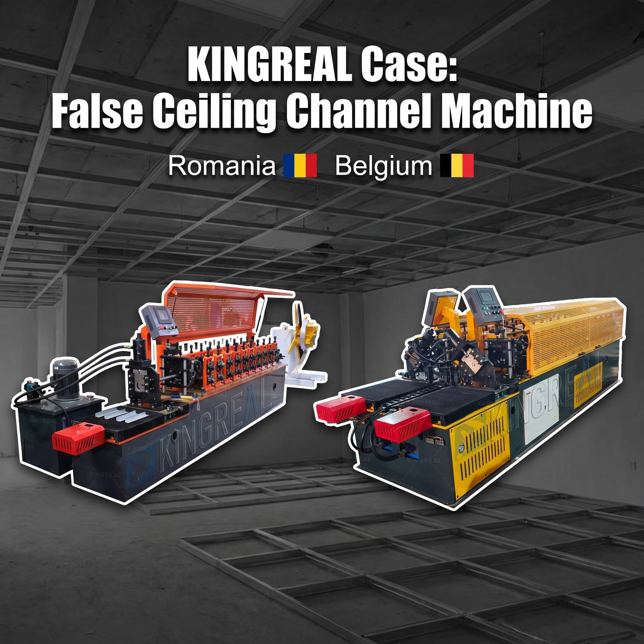 KINGREAL Case: False Ceiling Channel Machine