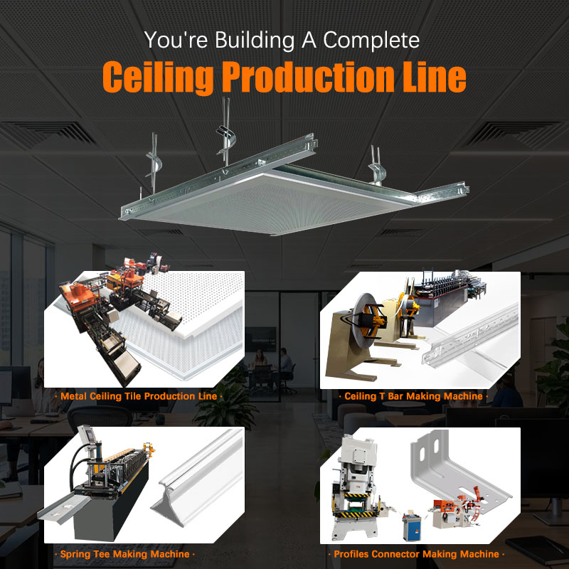 aluminium tiles machine
