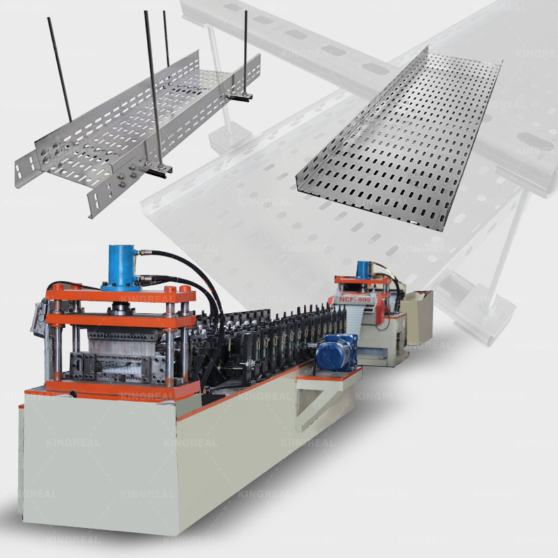 Metal Cable Tray Roll Forming Machine