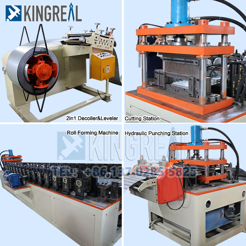 Metal Cable Tray Roll Forming Machine