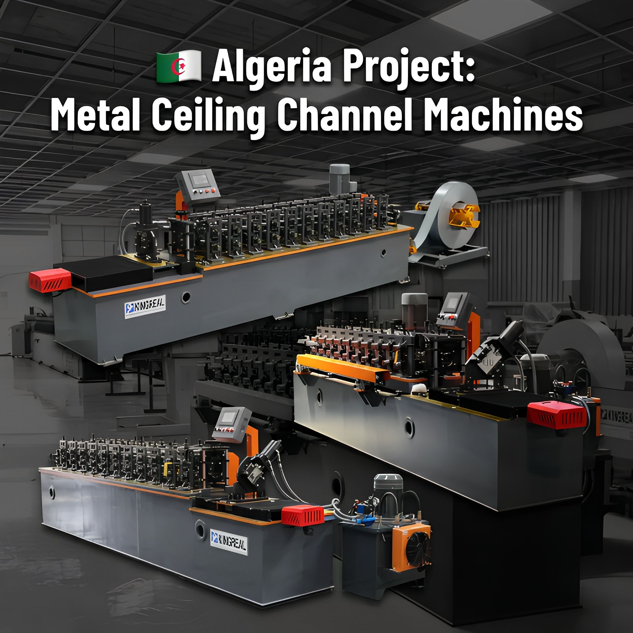 Algeria Project: Metal Ceiling Channel Machines