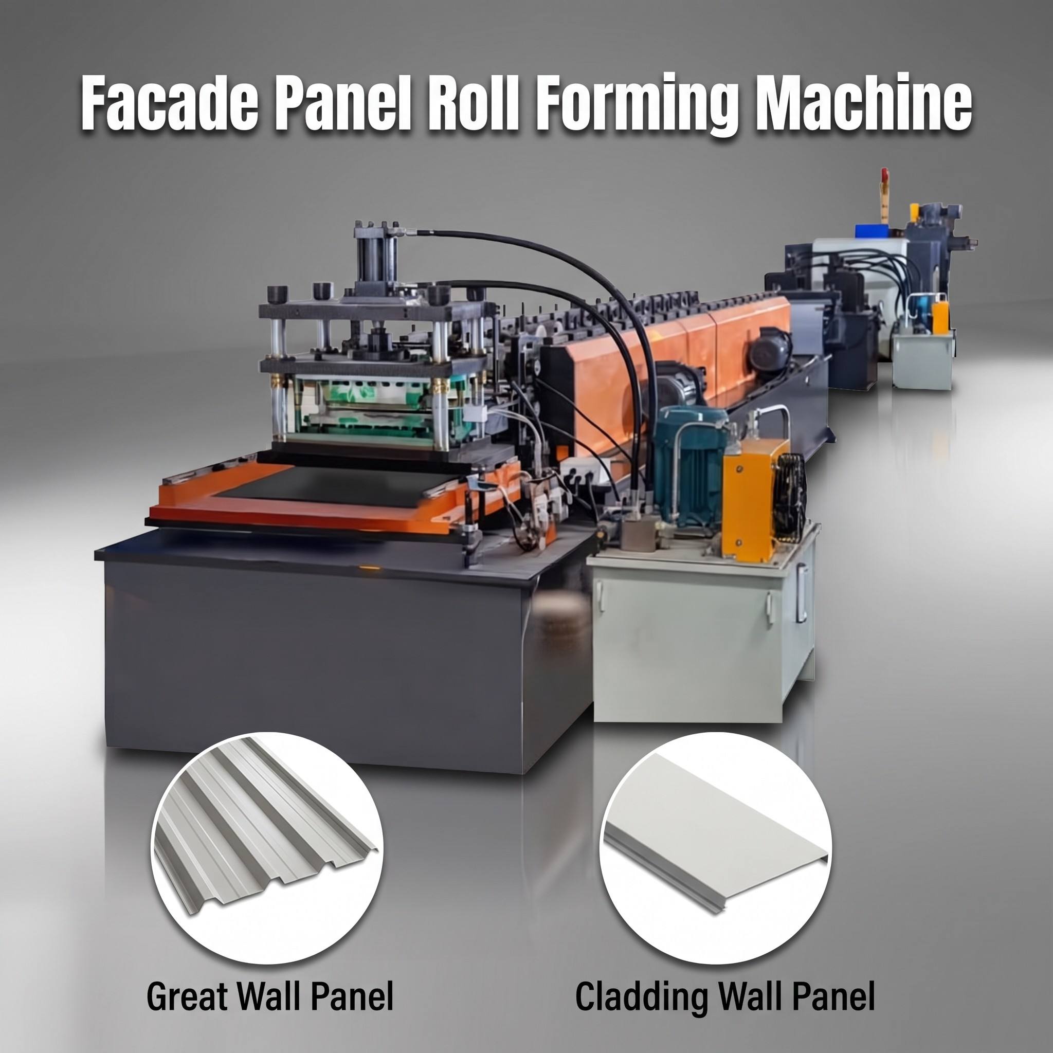 Facade Panel Roll Forming Machine