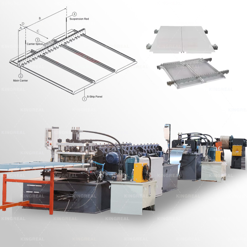 Linear Strip Ceiling Roll Forming Machine