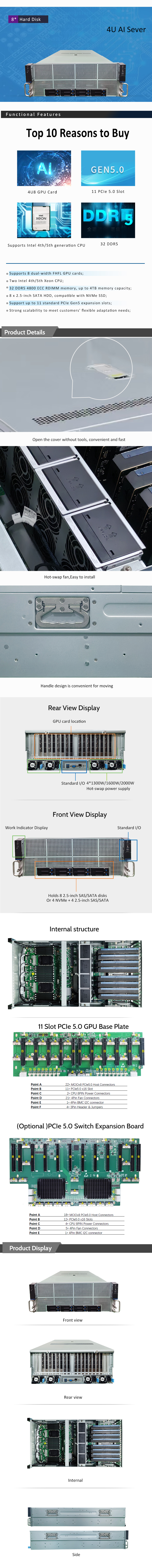 Acheter Serveur IA XTT 4U avec prise en charge de 8 GPU,Serveur IA XTT 4U avec prise en charge de 8 GPU Prix,Serveur IA XTT 4U avec prise en charge de 8 GPU Marques,Serveur IA XTT 4U avec prise en charge de 8 GPU Fabricant,Serveur IA XTT 4U avec prise en charge de 8 GPU Quotes,Serveur IA XTT 4U avec prise en charge de 8 GPU Société,