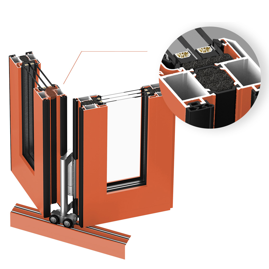 Aluminum Bi-folding Door