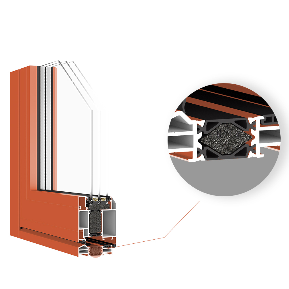 Broken Bridge Thermal Insulation Swing Door
