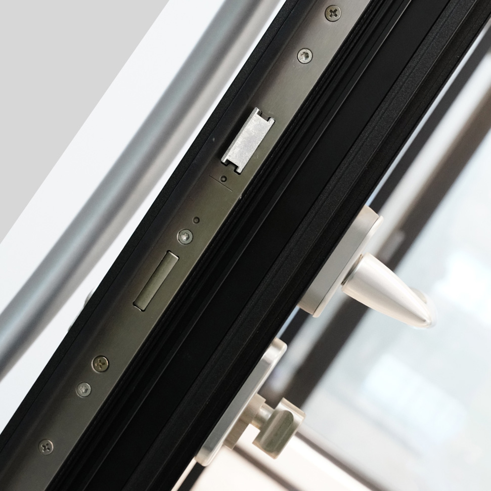 Aluminum alloy swing door