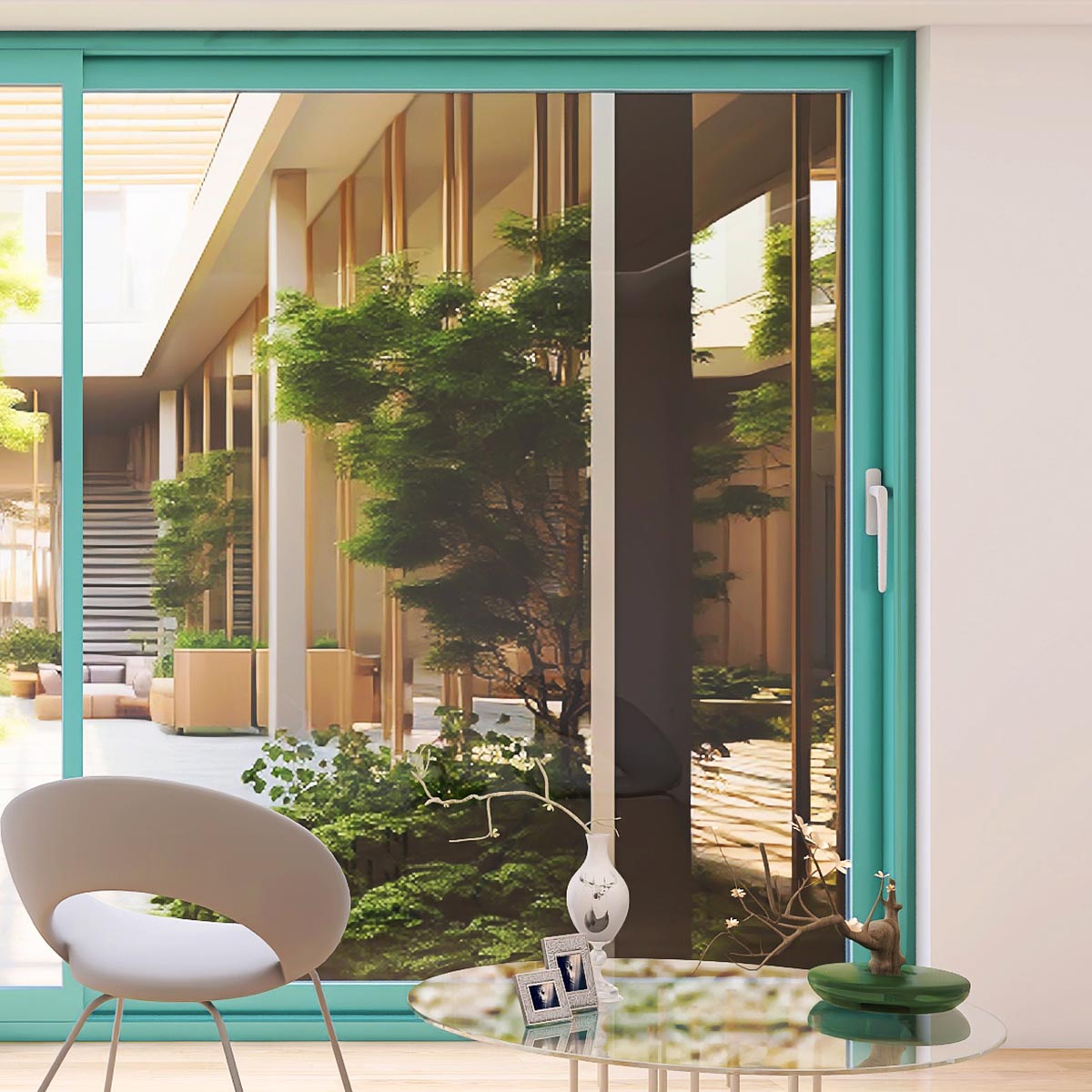 Sliding door for balcony