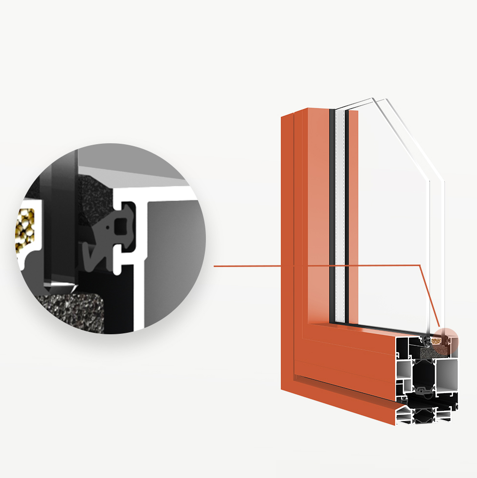 Slim Frame Outward Opening Door