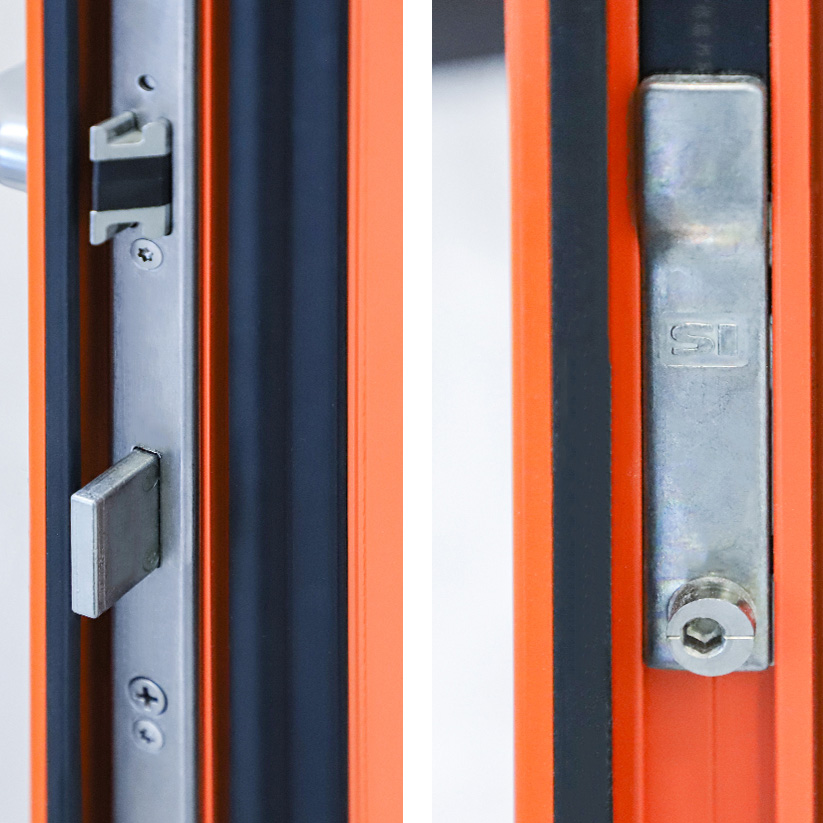 slim frame aluminium door